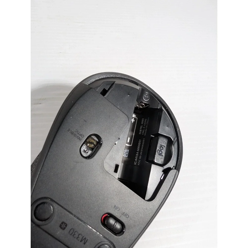 Logitech M330 SILENT Wireless Optical Mouse with USB Nano Receiver -‎ Black